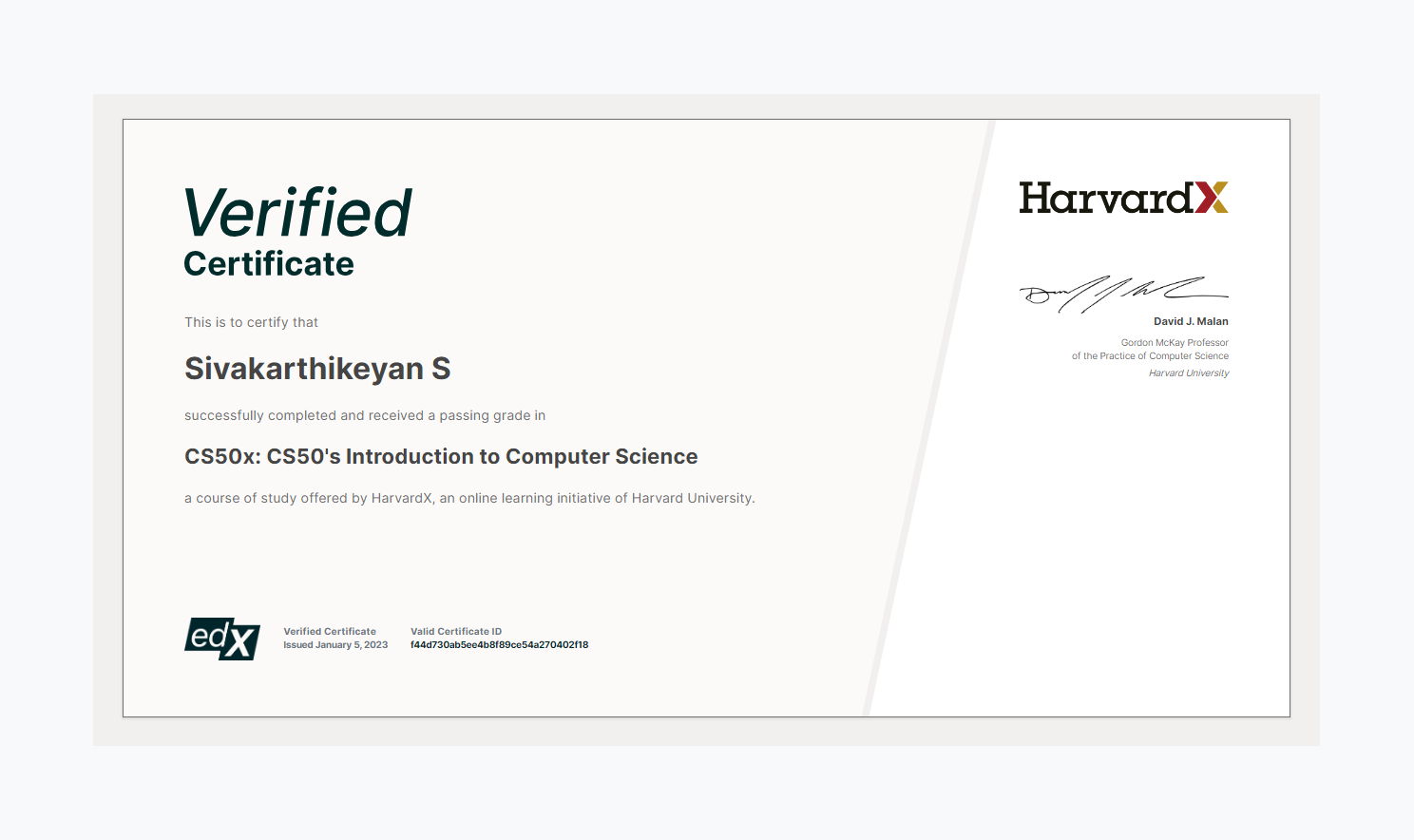 Certificate}